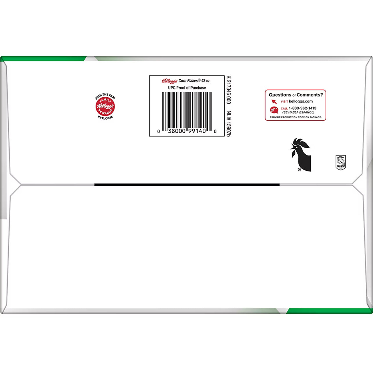 Kellogg's Corn Flakes Breakfast Cereal, 2 pk.