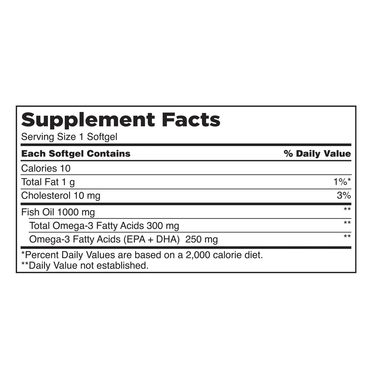 Kirkland Signature Fish Oil 1000 mg., 400 Softgels