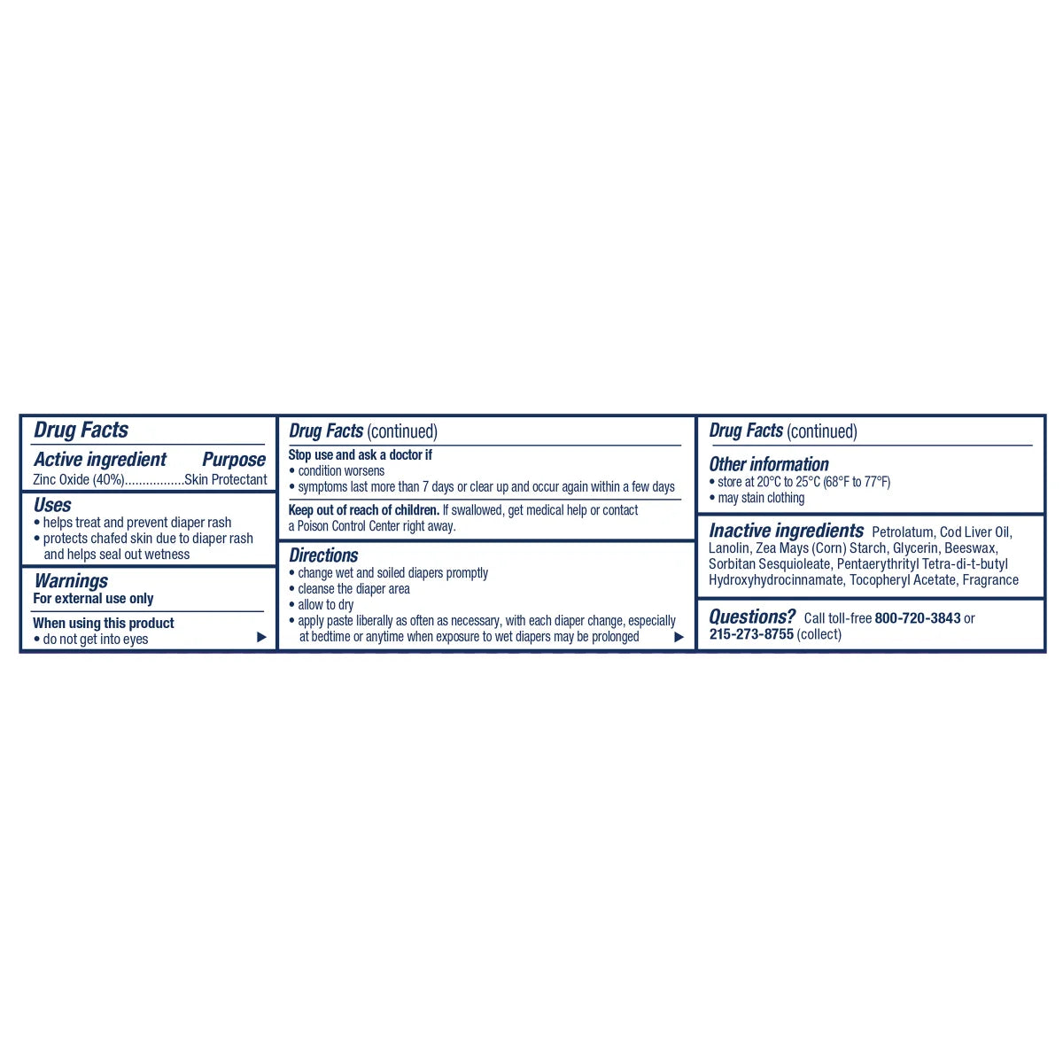 Desitin Maximum Strength Baby Diaper Rash Cream with 40% Zinc Oxide, 14.4 Ounces