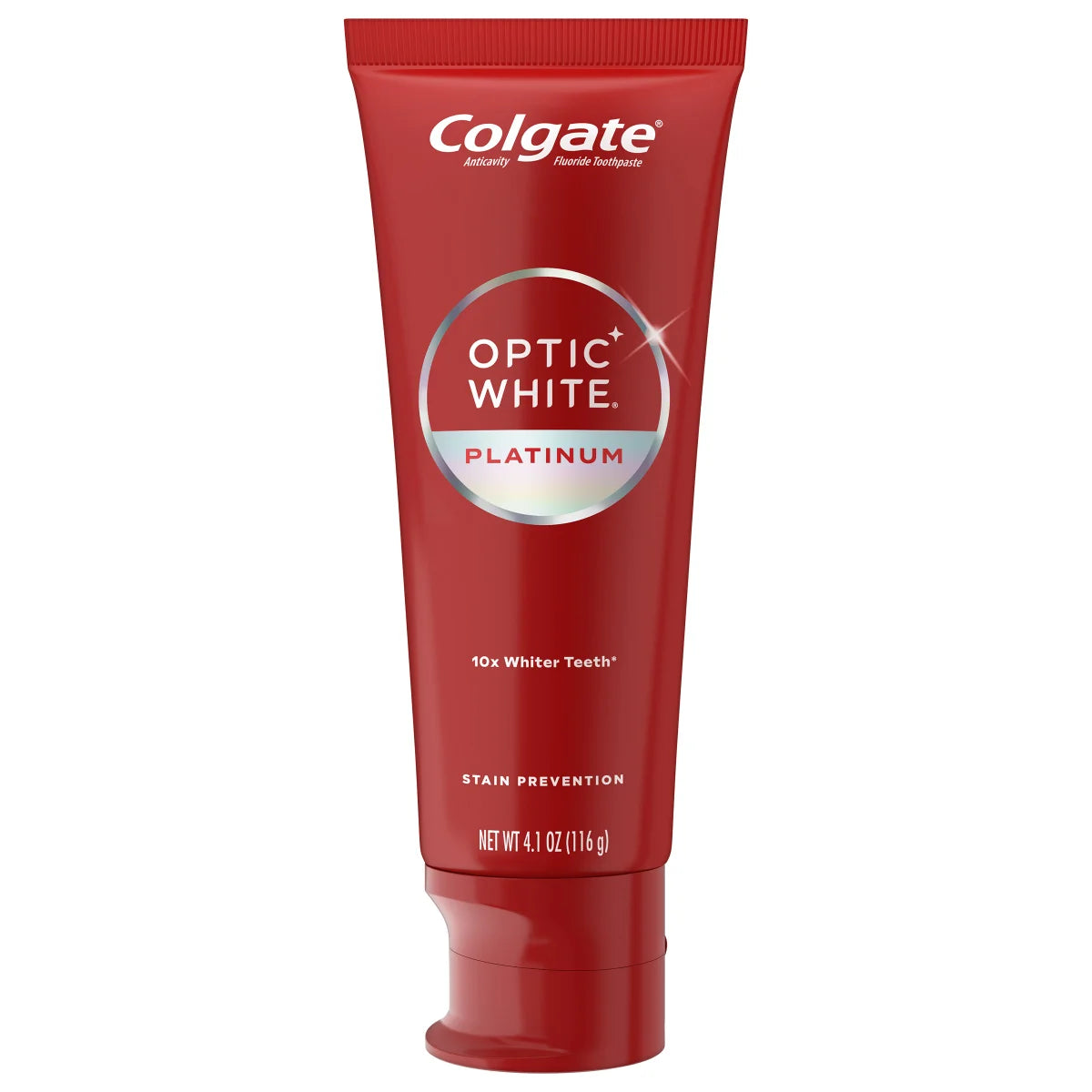 Colgate Optic White Platinum Toothpaste, 4.1 oz, 4-pack