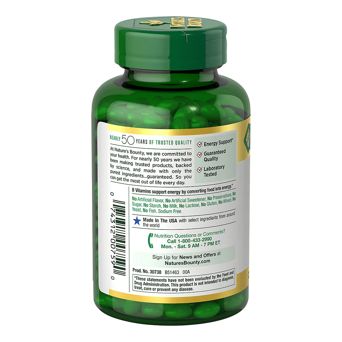 Nature's Bounty Biotin 10,000 mcg, 250 ct.