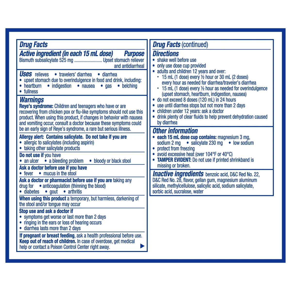 Pepto Bismol Ultra, 5 Symptom Digestive Relief Liquid, 36 Fluid Ounces