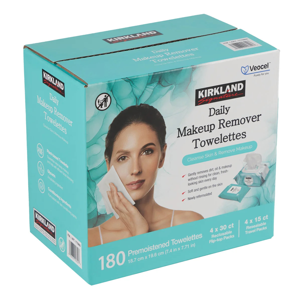 Kirkland Signature Daily Makeup Remover Towelettes, 180-count