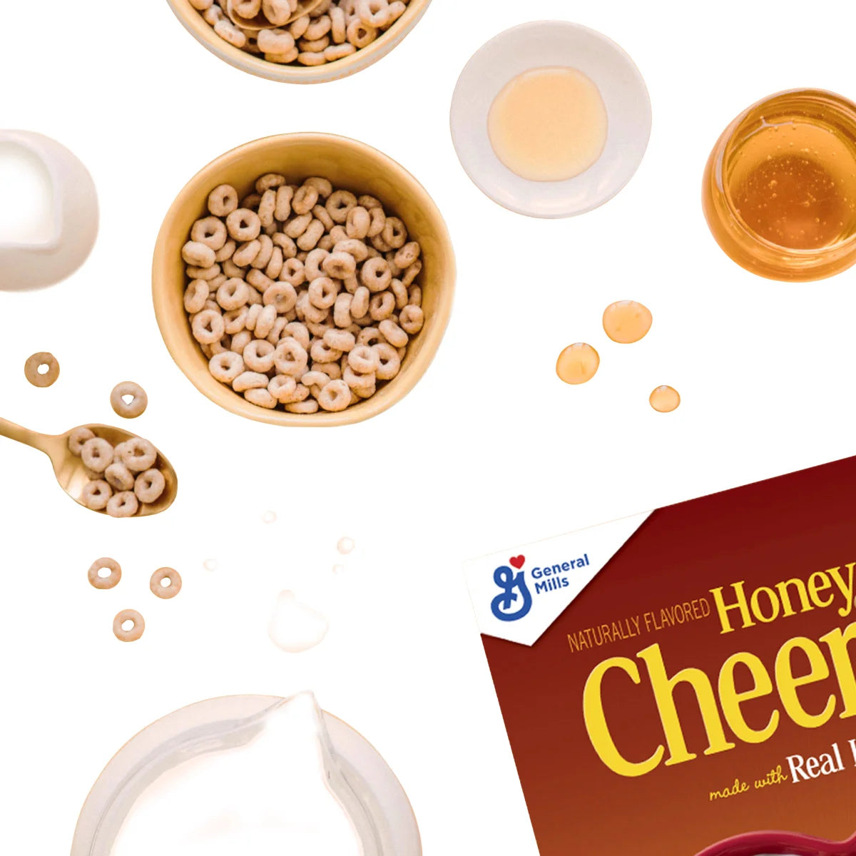 General Mills, Cheerios Cereal, Honey Nut, 27.5 oz, 2-Count