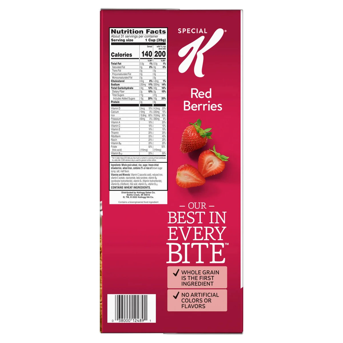 Kellogg's, Special K Red Berries Cereal, 43 oz