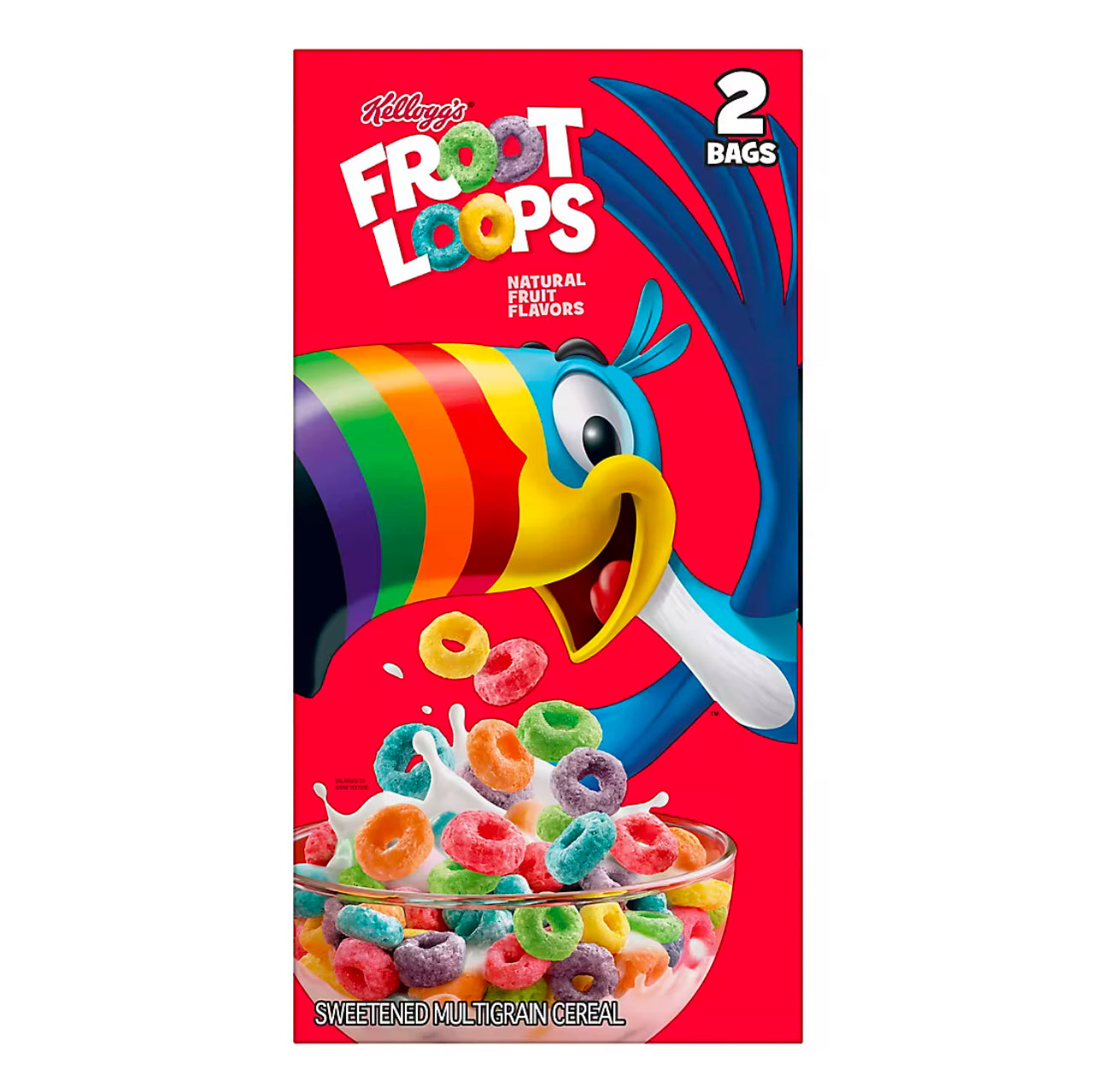 Kellogg's Froot Loops Breakfast Cereal, 2 pk.