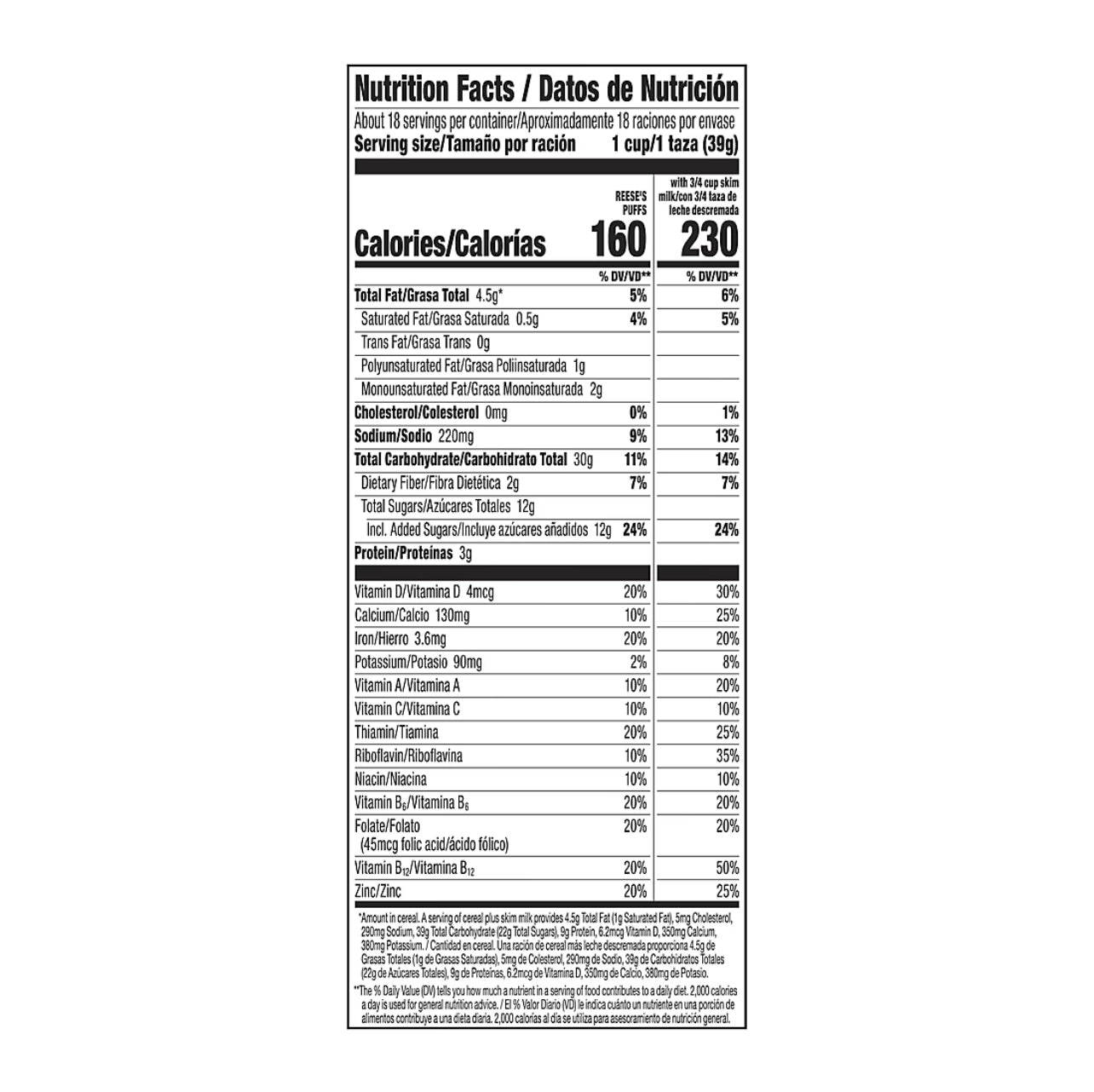 Reese's Puffs Chocolatey Peanut Butter Cereal, 2 pk./25.7 oz.