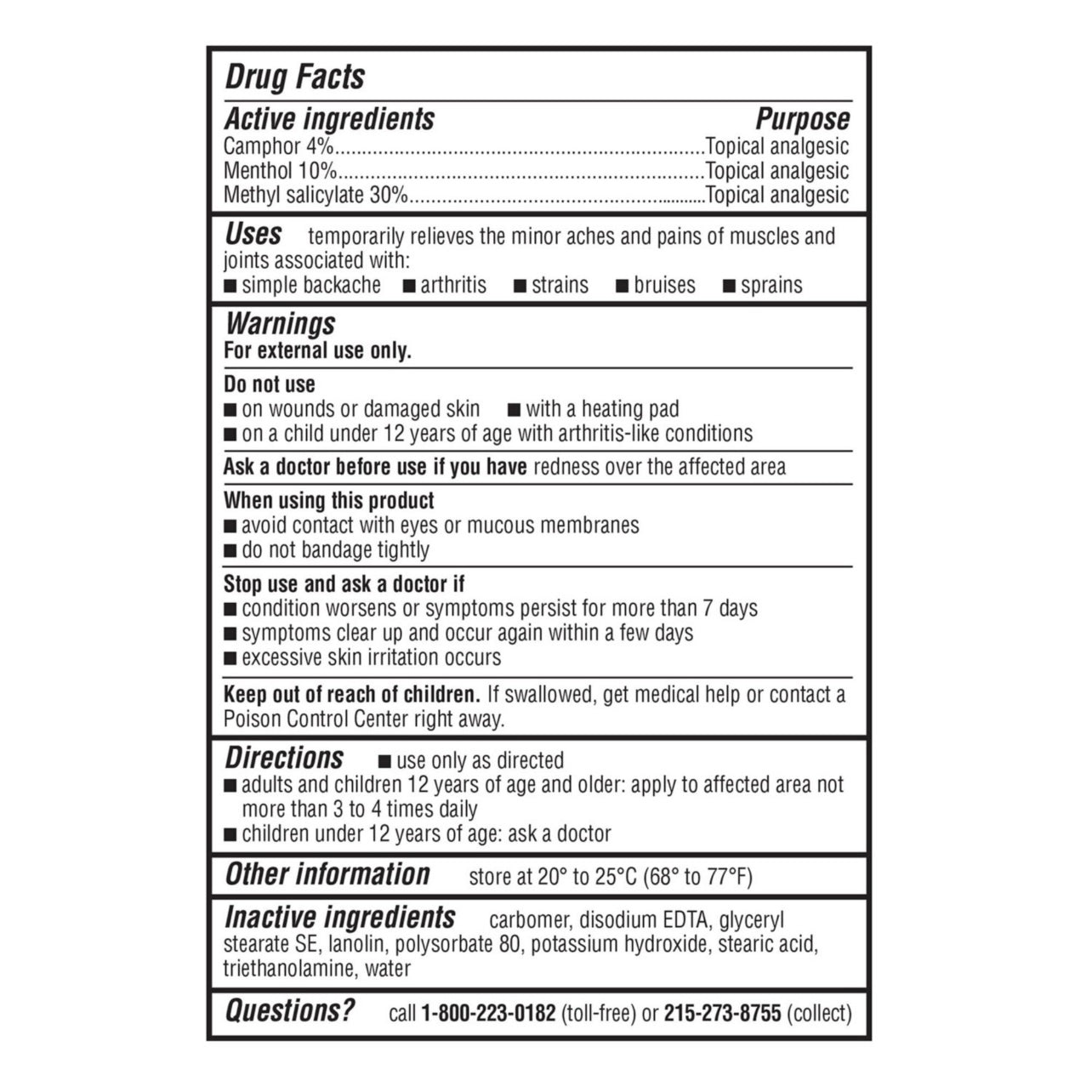 Ultra Strength BENGAY, Non-Greasy Topical Pain Relieving Cream, 8 Ounces