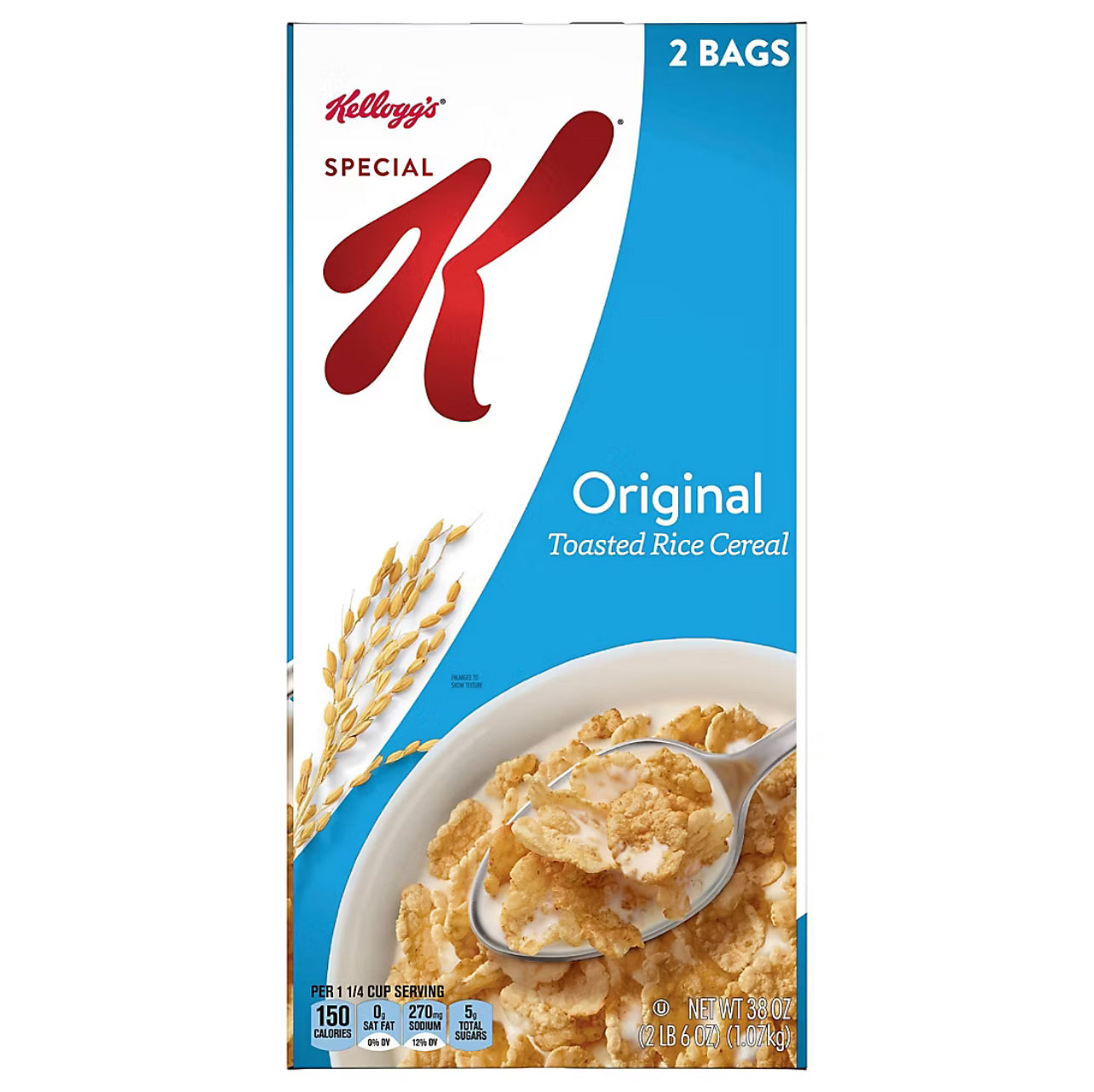 Kellogg's Special K Original Breakfast Cereal, 2 pk.