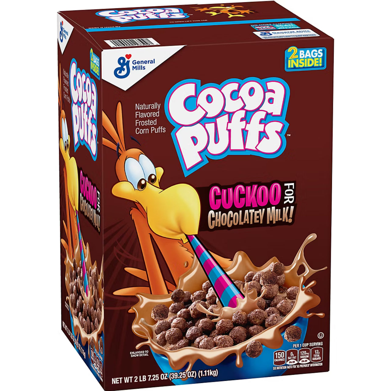Cocoa Puffs Cereal, 2 pk.
