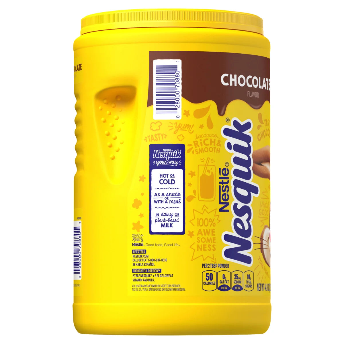 Nestle, Nesquik Chocolate Drink Mix, 2.81 lbs