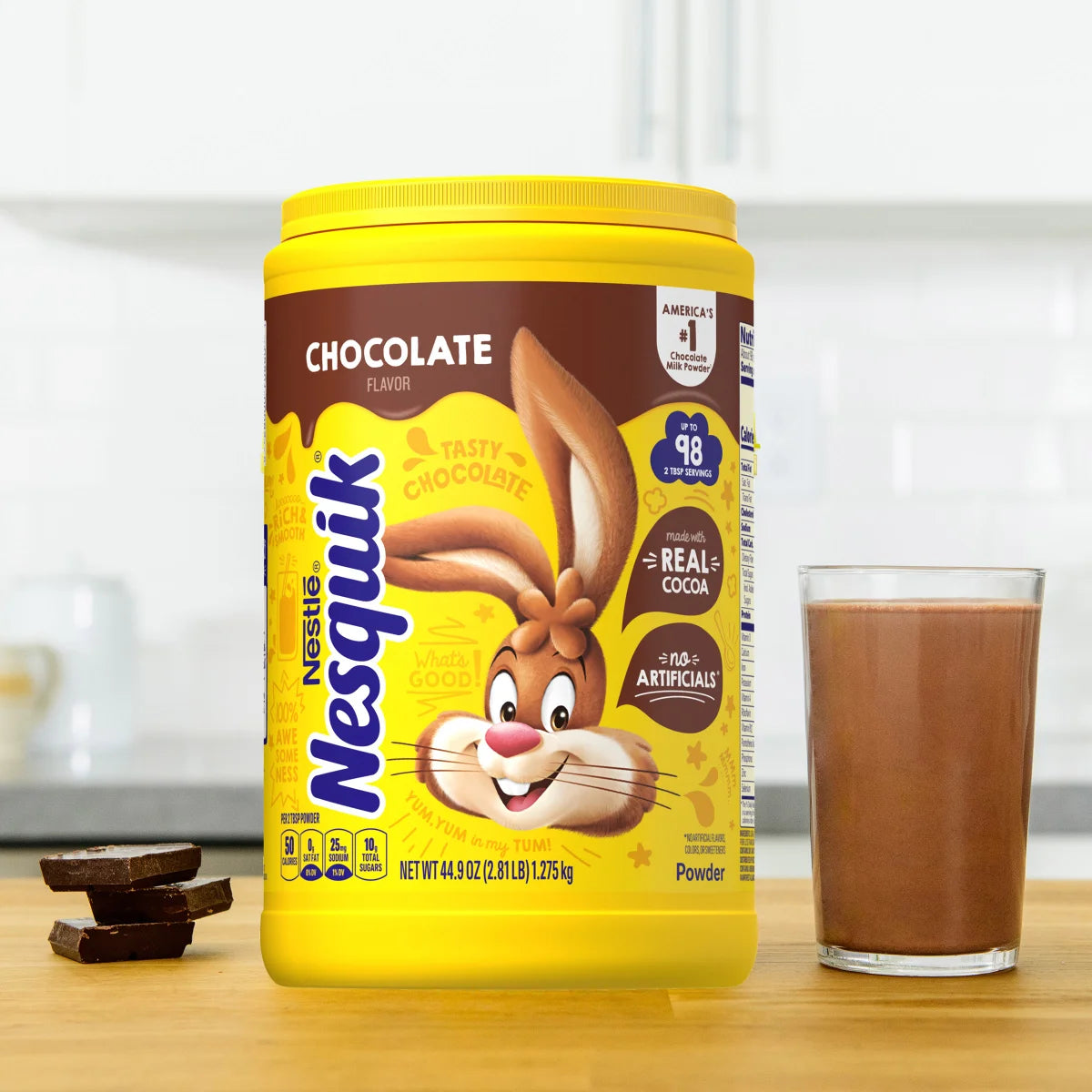 Nestle, Nesquik Chocolate Drink Mix, 2.81 lbs