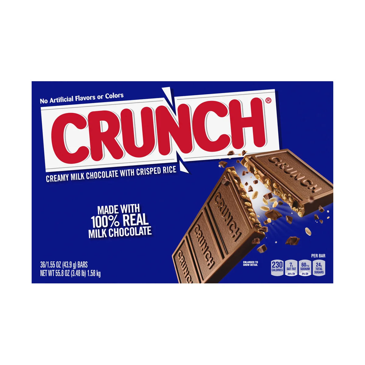 Crunch Candy Bar, 1.55 oz, 36-count