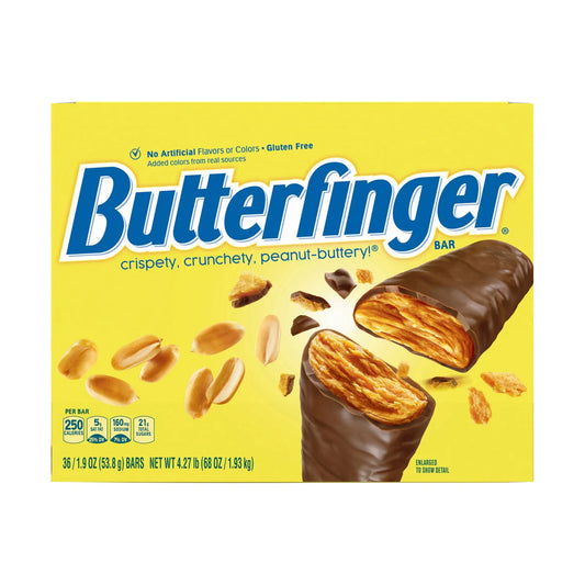 Butterfinger Candy Bar, 1.9 oz, 36-count