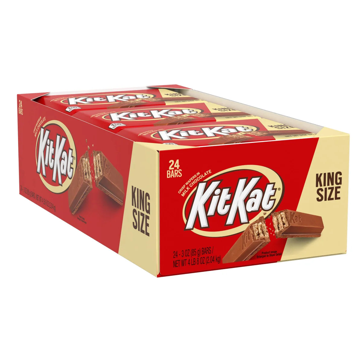 Hershey's Kit Kat, King Size, 3 oz, 24-count