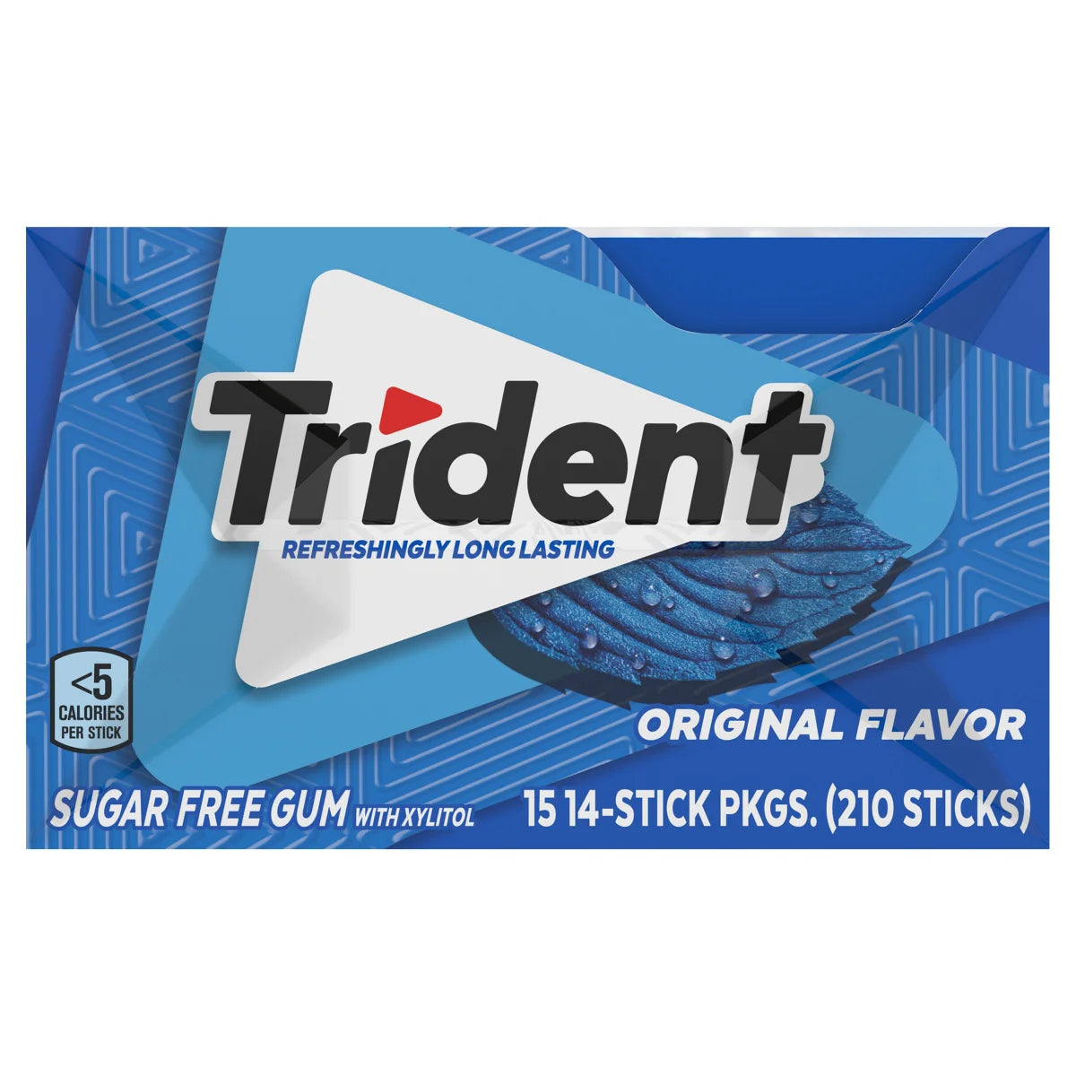 Trident Sugar Free Gum, Original, 14-count, 15-pack