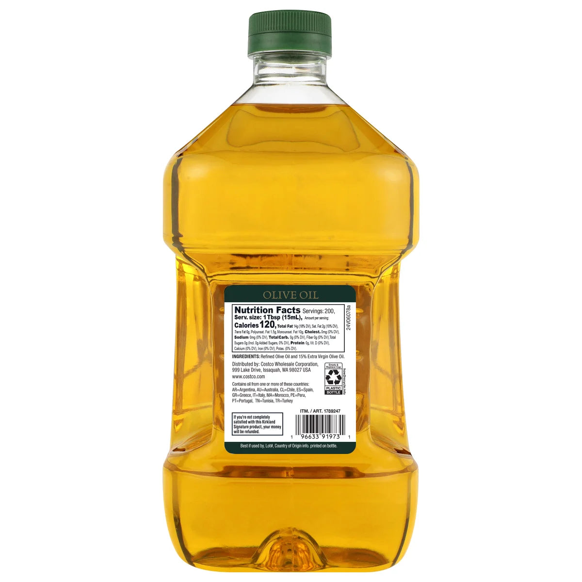 Kirkland Olive Oil 3 L