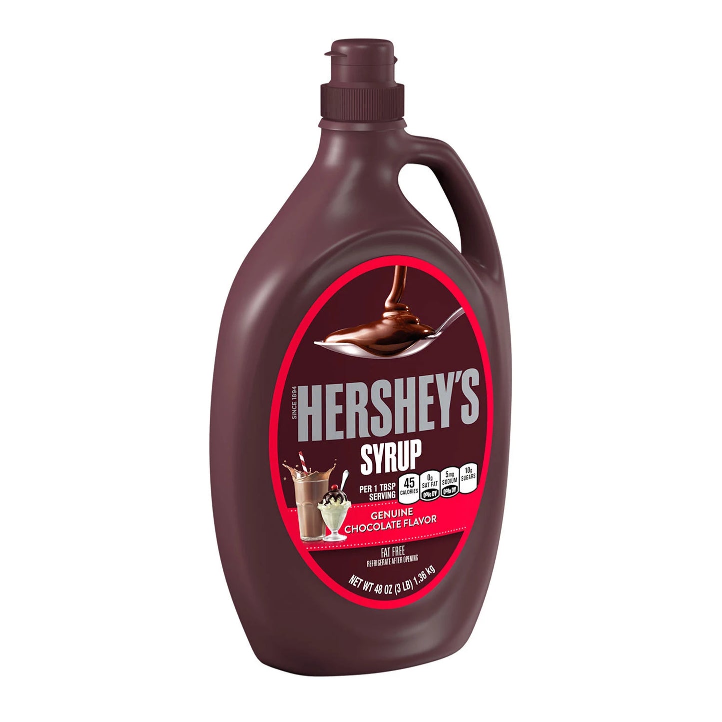HERSHEY'S Chocolate Syrup, 48 oz., 2 pk.