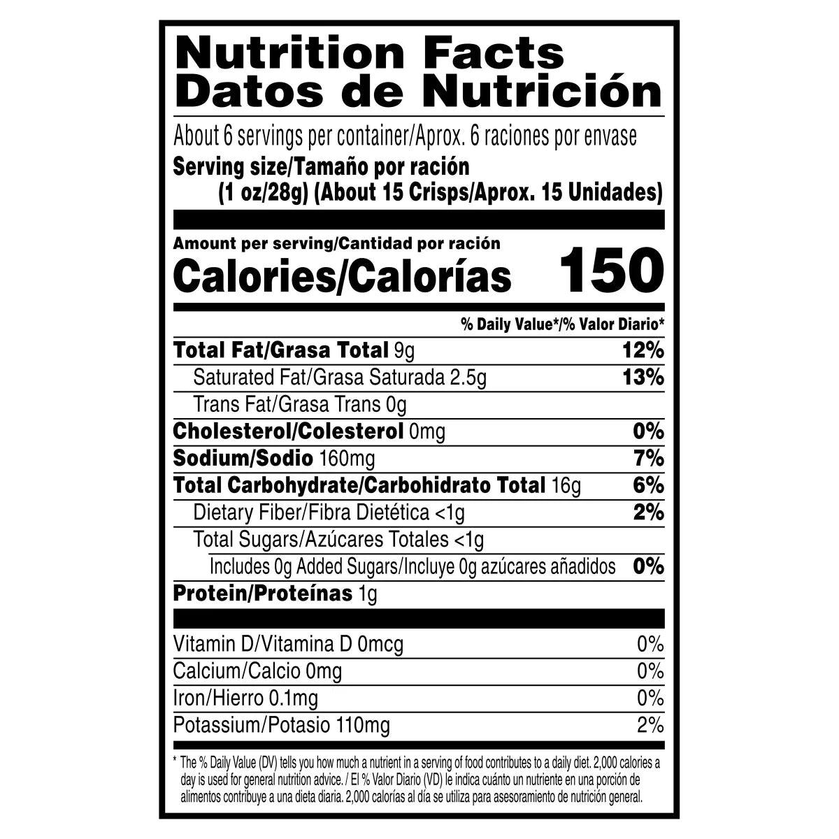 Pringles Potato Chips, Sour Cream & Onion, 5.57 oz, 14-count