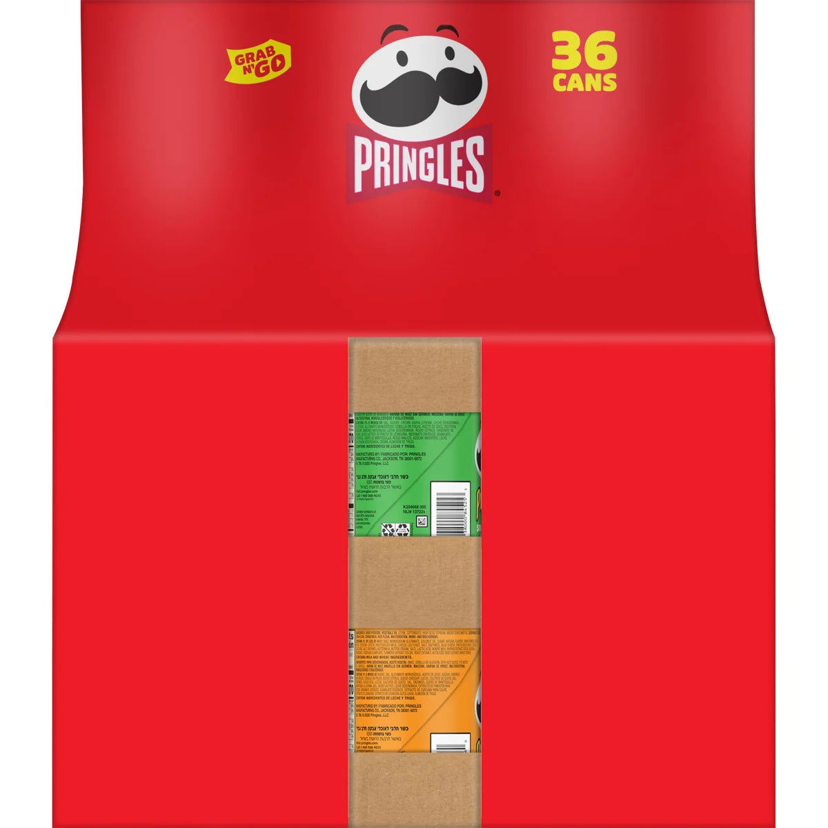 Pringles Potato Chips, Sour Cream & Onion, 5.57 oz, 14-count