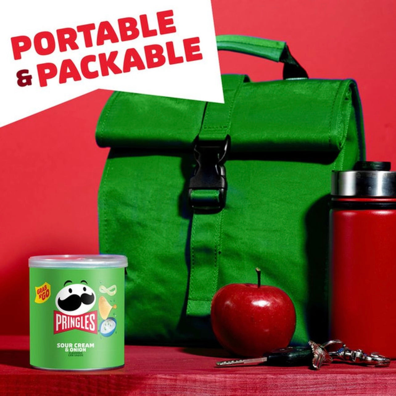 Pringles Potato Crisps Chips, Lunch Snacks, Office and Kids Snacks, Sour Cream and Onion