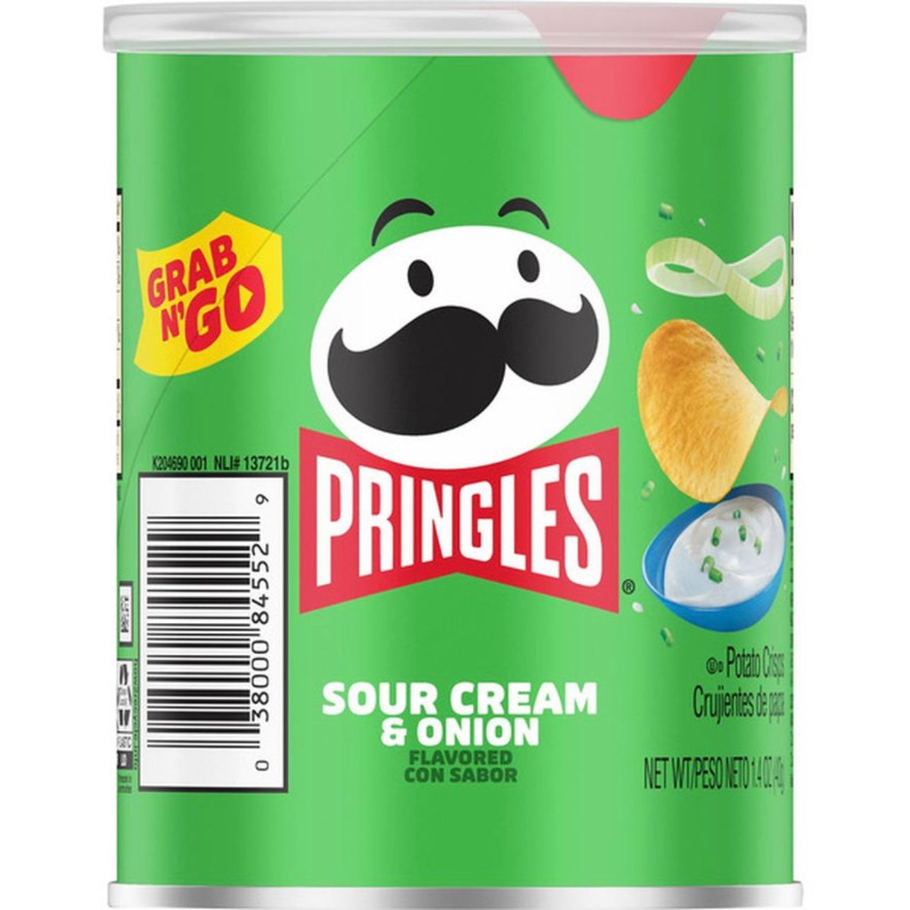 Pringles Potato Crisps Chips, Lunch Snacks, Office and Kids Snacks, Sour Cream and Onion