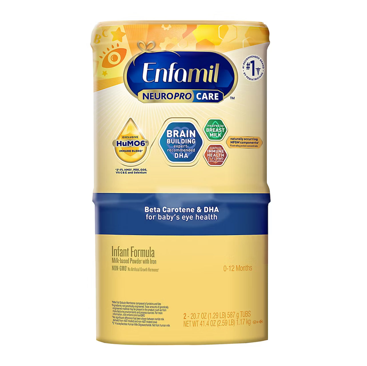 Enfamil Neuropro Infant Powder with Beta-Carotene, 2 pk./20.7 oz.