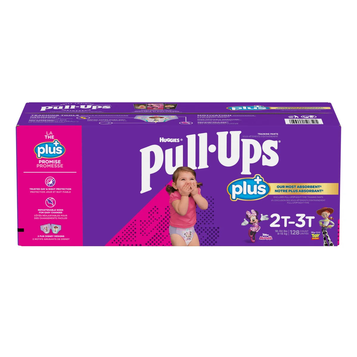 Huggies Pull-Ups Plus Training Pants For Girls