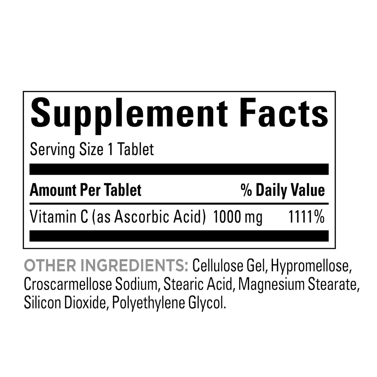 Nature Made Extra Strength Vitamin C 1,000 mg., 365 Tablets