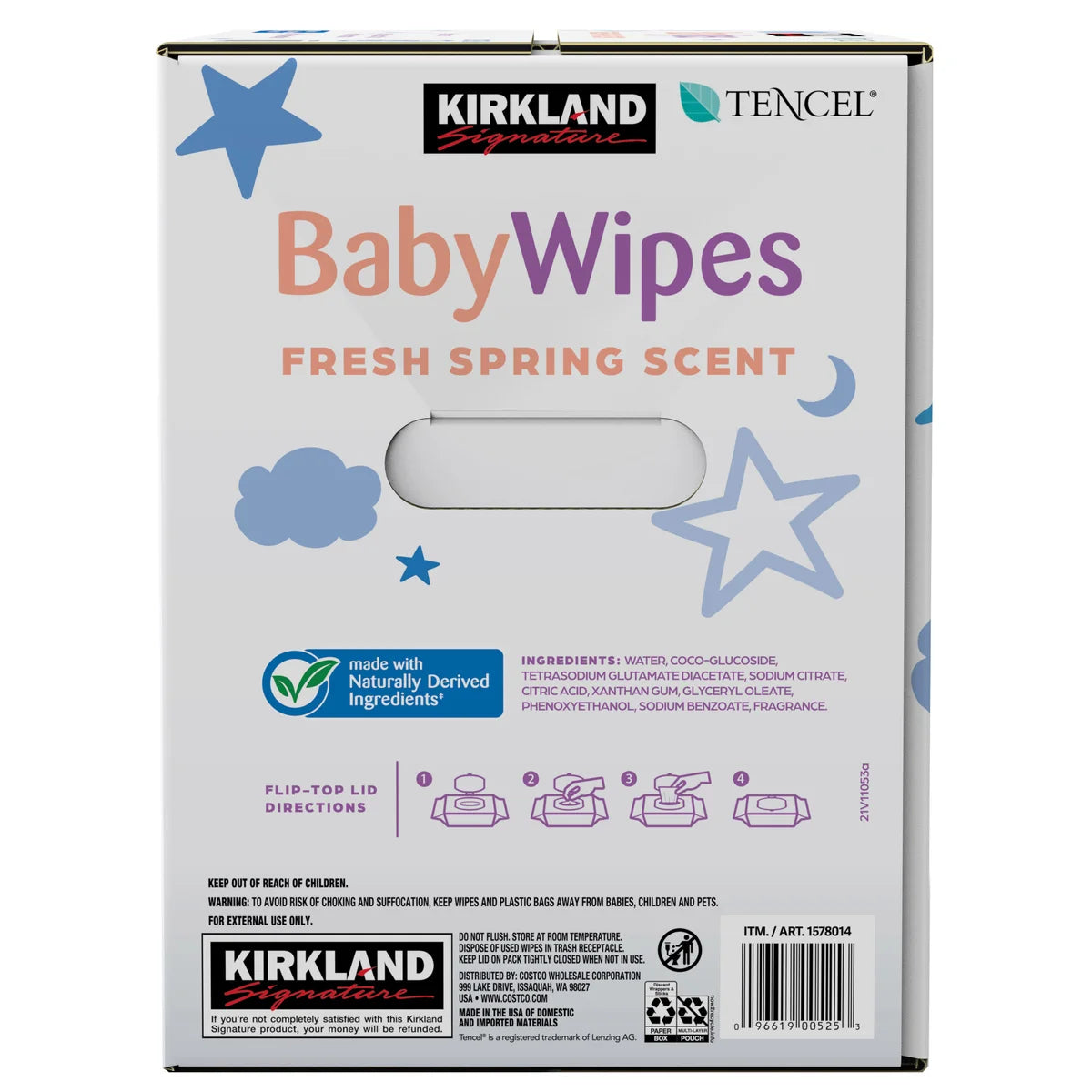 Kirkland Signature Scented Baby Wipes, 900-count