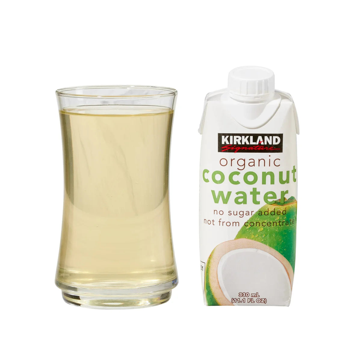 Kirkland Signature, Organic Coconut Water, 11.1 fl oz, 12-count