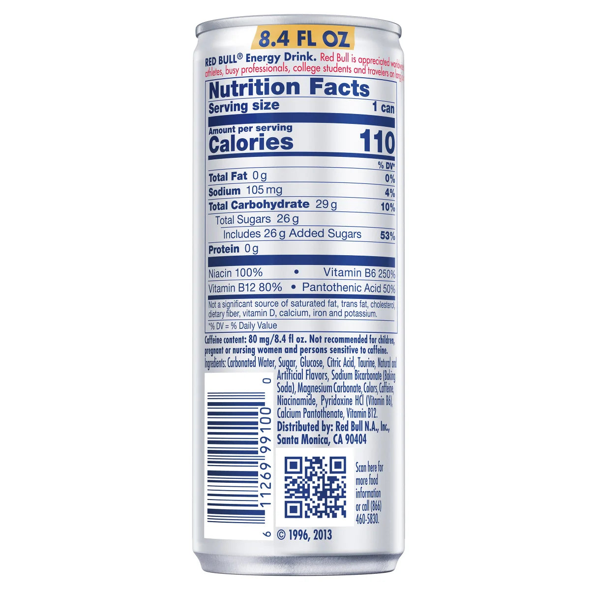 Red Bull Energy Drink, 8.4 fl oz, 24-count