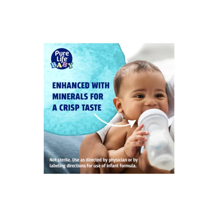 Pure Life® Baby Purified Water With Added Fluoride 1 Gallon Jug (6 Pack)