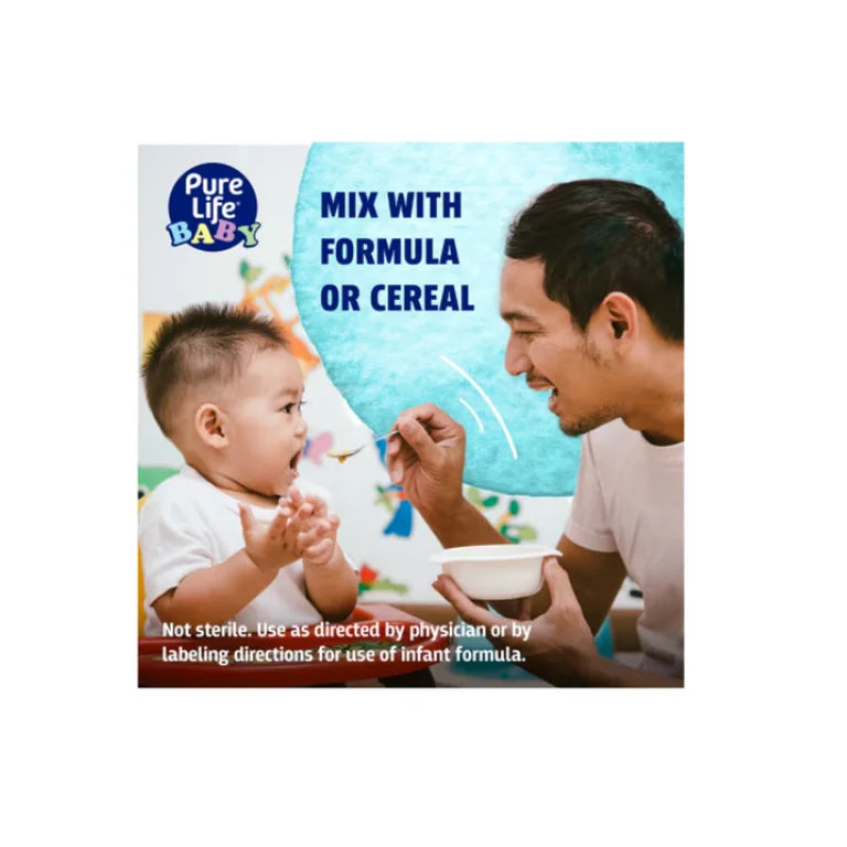 Pure Life® Baby Purified Water With Added Fluoride 1 Gallon Jug (6 Pack)