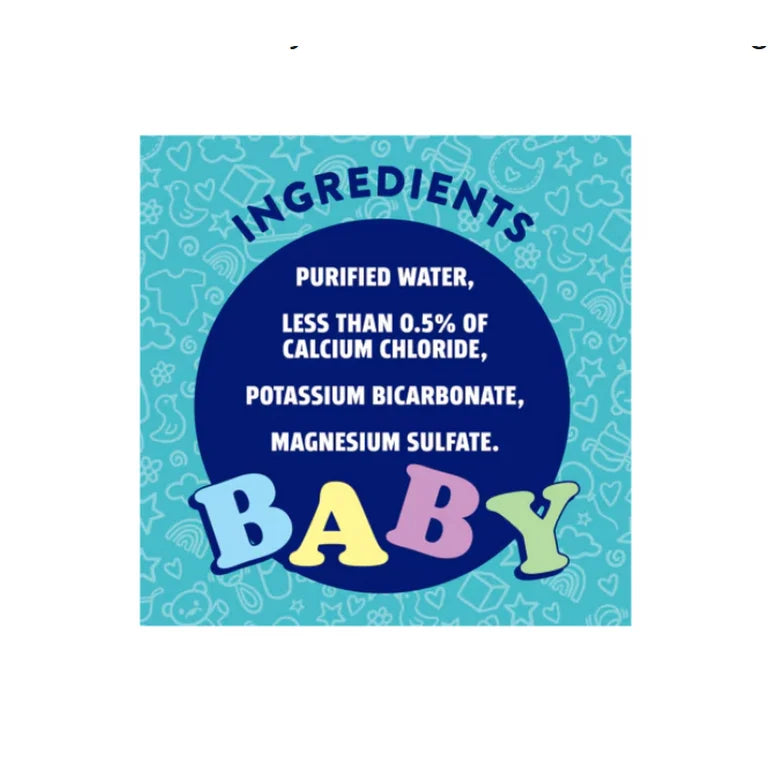 Pure Life® Baby Purified Water With Added Fluoride 1 Gallon Jug (6 Pack)